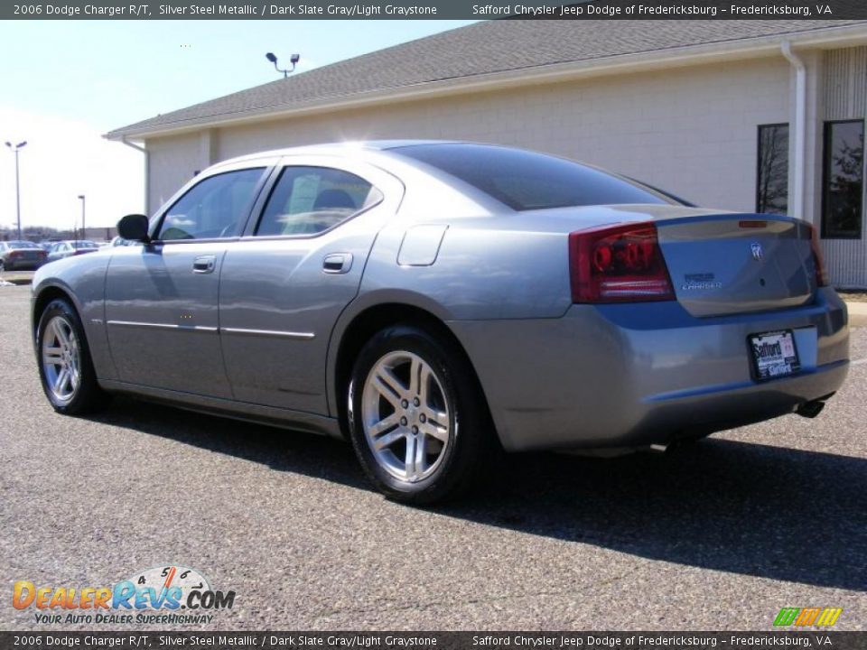 2006 Dodge Charger R/T Silver Steel Metallic / Dark Slate Gray/Light Graystone Photo #7