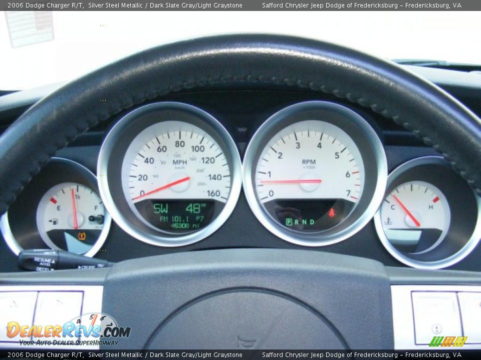 2006 Dodge Charger R/T Silver Steel Metallic / Dark Slate Gray/Light Graystone Photo #10