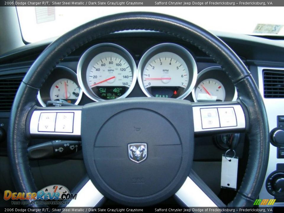 2006 Dodge Charger R/T Silver Steel Metallic / Dark Slate Gray/Light Graystone Photo #11