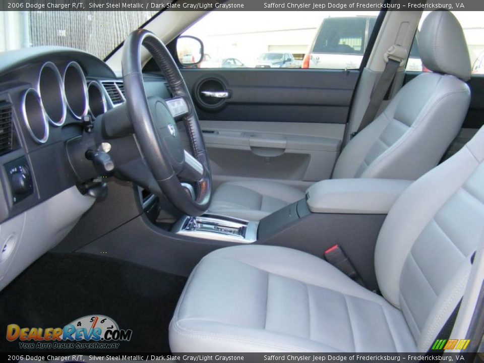 2006 Dodge Charger R/T Silver Steel Metallic / Dark Slate Gray/Light Graystone Photo #14