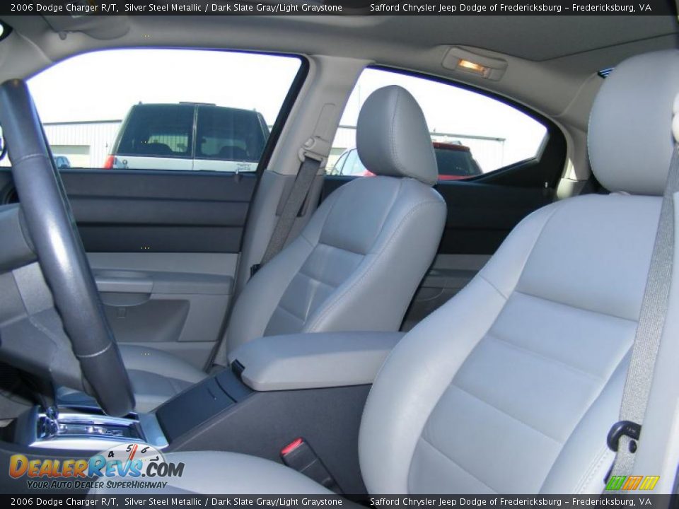 2006 Dodge Charger R/T Silver Steel Metallic / Dark Slate Gray/Light Graystone Photo #15