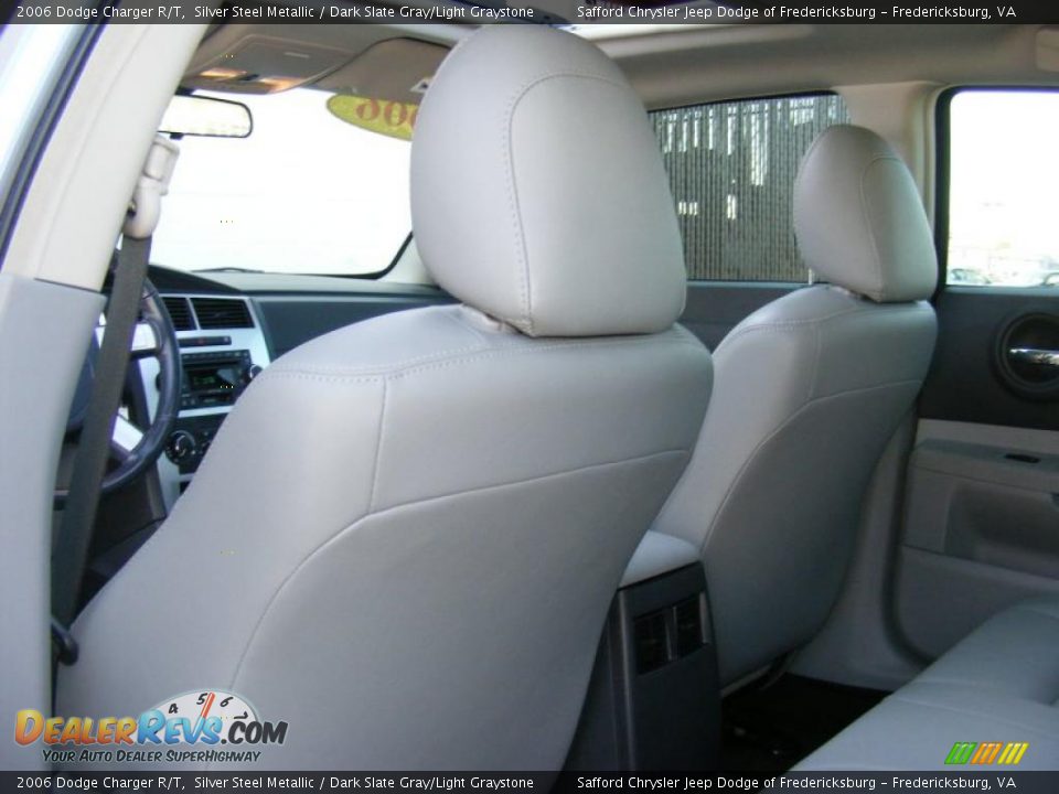 2006 Dodge Charger R/T Silver Steel Metallic / Dark Slate Gray/Light Graystone Photo #16