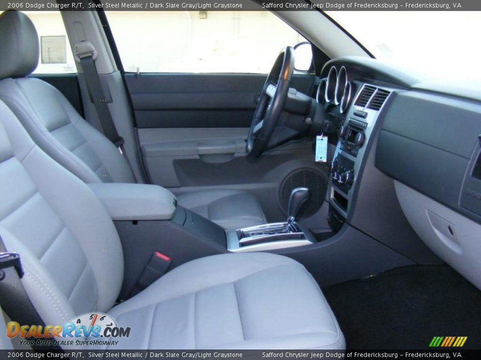 2006 Dodge Charger R/T Silver Steel Metallic / Dark Slate Gray/Light Graystone Photo #21