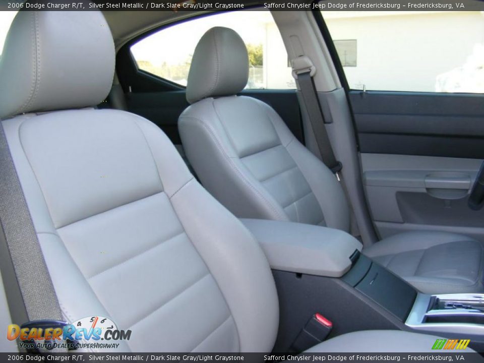 2006 Dodge Charger R/T Silver Steel Metallic / Dark Slate Gray/Light Graystone Photo #22