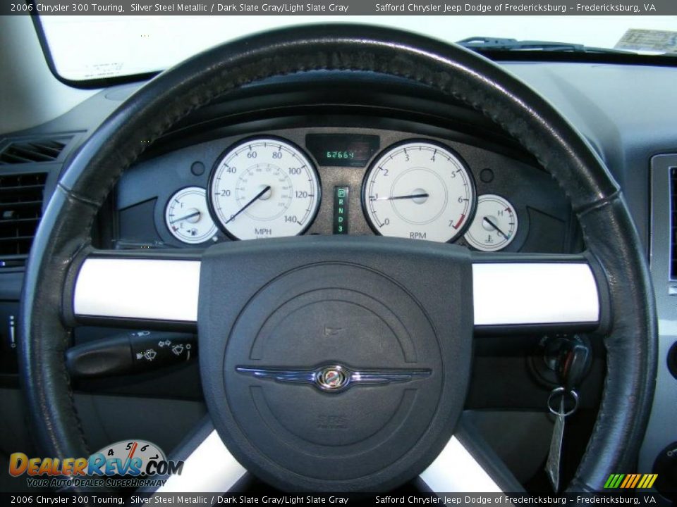 2006 Chrysler 300 Touring Silver Steel Metallic / Dark Slate Gray/Light Slate Gray Photo #10