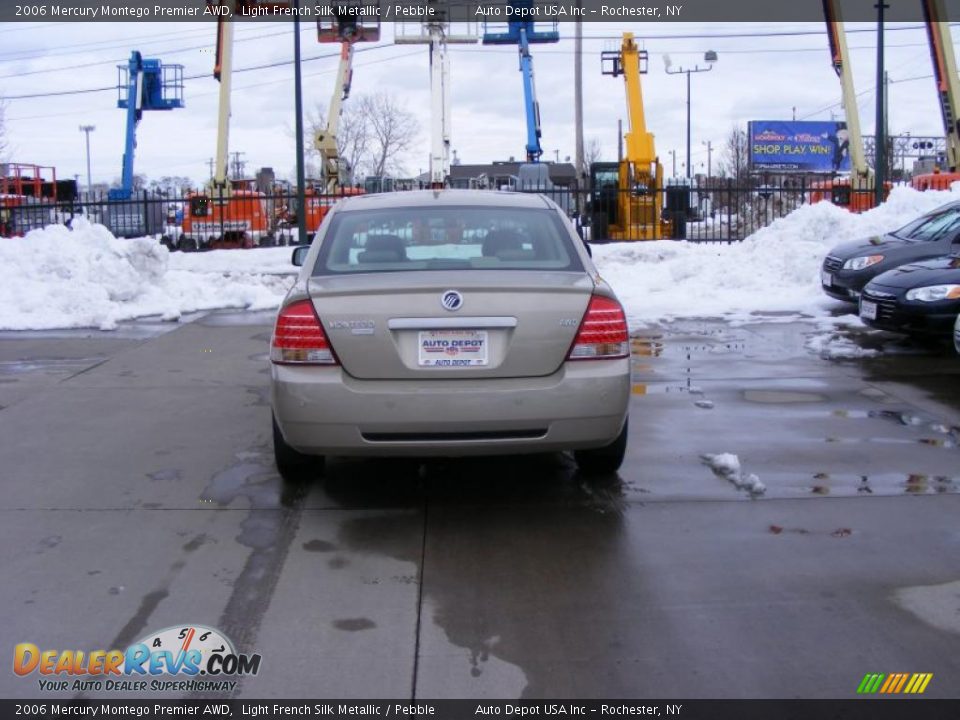 2006 Mercury Montego Premier AWD Light French Silk Metallic / Pebble Photo #7