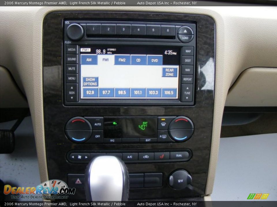 2006 Mercury Montego Premier AWD Light French Silk Metallic / Pebble Photo #18