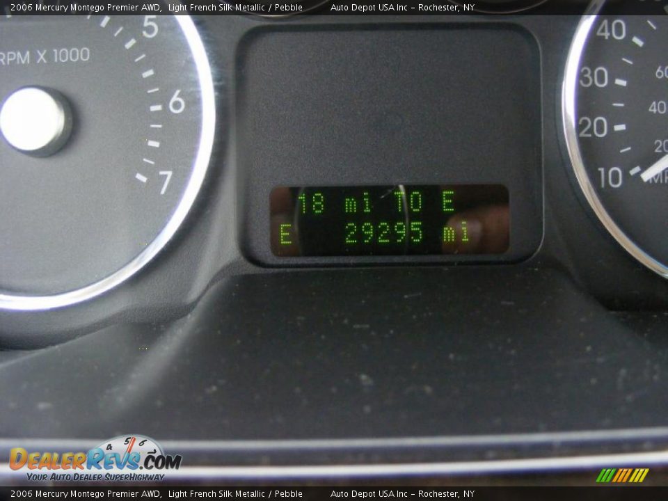 2006 Mercury Montego Premier AWD Light French Silk Metallic / Pebble Photo #22