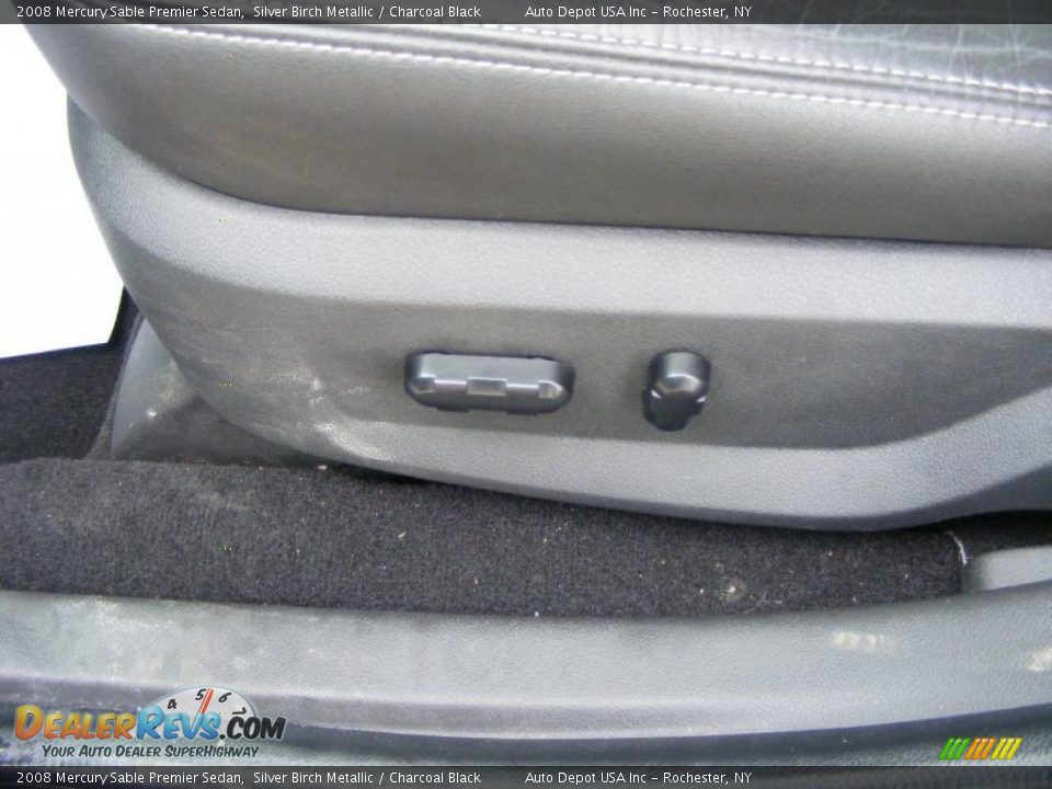 2008 Mercury Sable Premier Sedan Silver Birch Metallic / Charcoal Black Photo #13