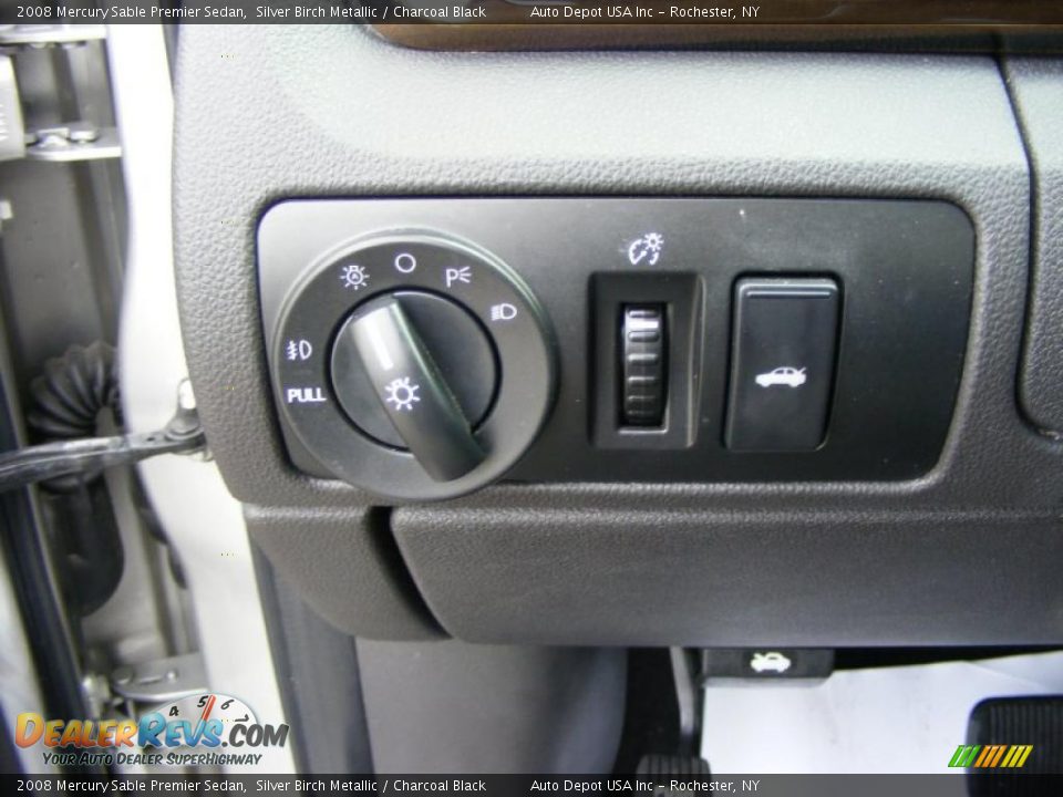 2008 Mercury Sable Premier Sedan Silver Birch Metallic / Charcoal Black Photo #14
