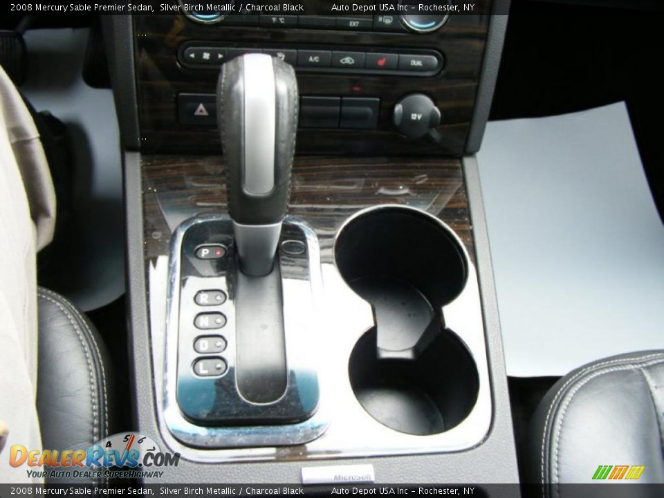 2008 Mercury Sable Premier Sedan Silver Birch Metallic / Charcoal Black Photo #16