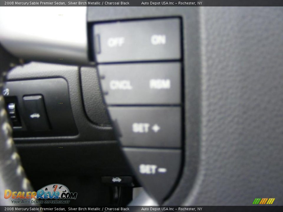 2008 Mercury Sable Premier Sedan Silver Birch Metallic / Charcoal Black Photo #19