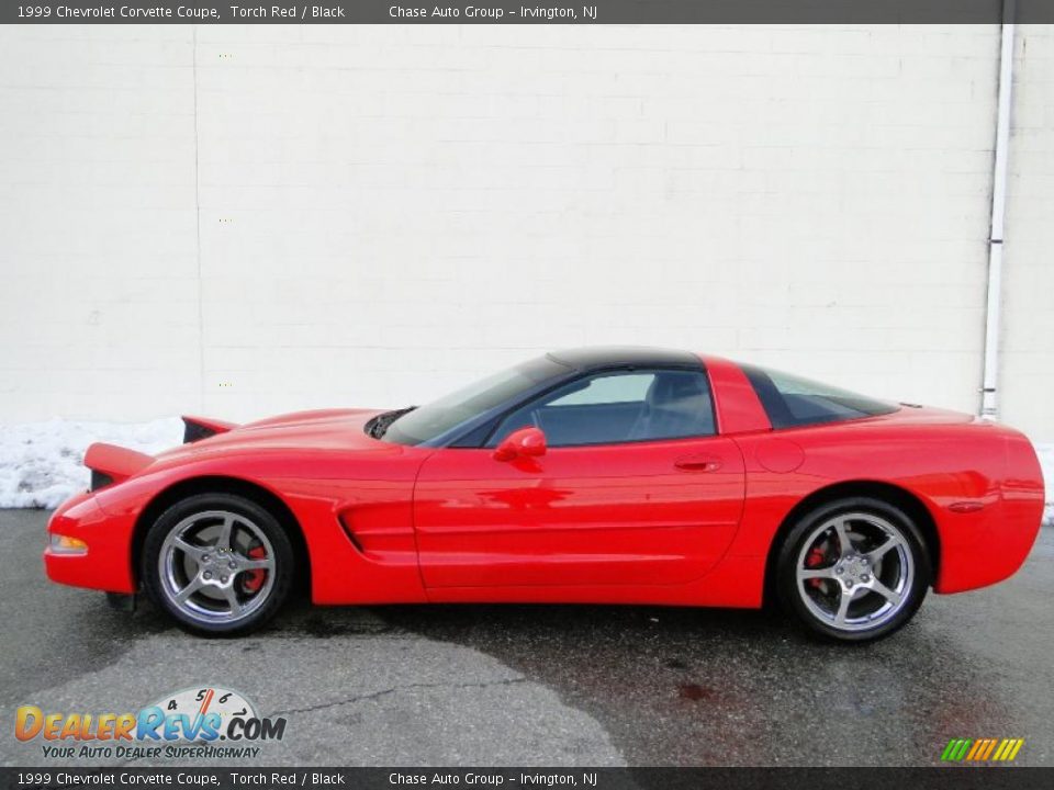 1999 Chevrolet Corvette Coupe Torch Red / Black Photo #2