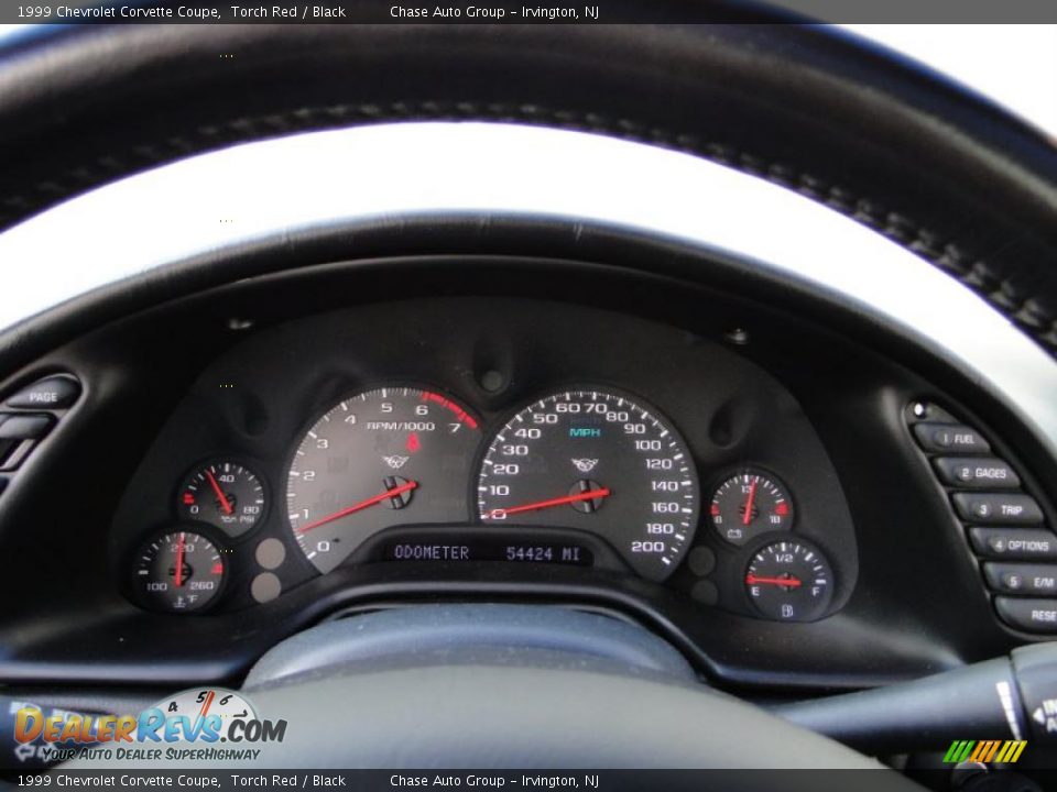 1999 Chevrolet Corvette Coupe Torch Red / Black Photo #31