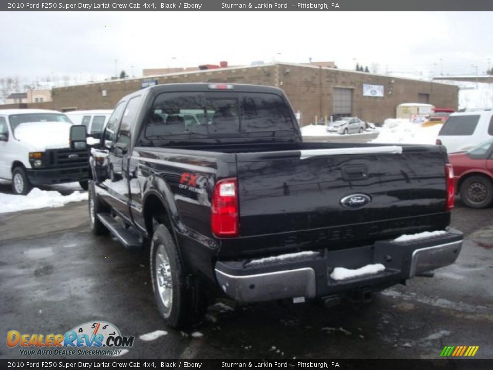 2010 Ford F250 Super Duty Lariat Crew Cab 4x4 Black / Ebony Photo #5