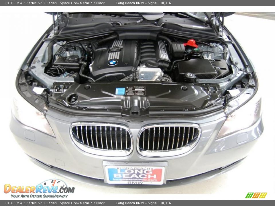 2010 BMW 5 Series 528i Sedan Space Grey Metallic / Black Photo #16