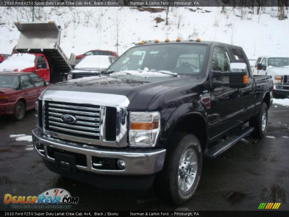 2010 Ford F250 Super Duty Lariat Crew Cab 4x4 Black / Ebony Photo #10