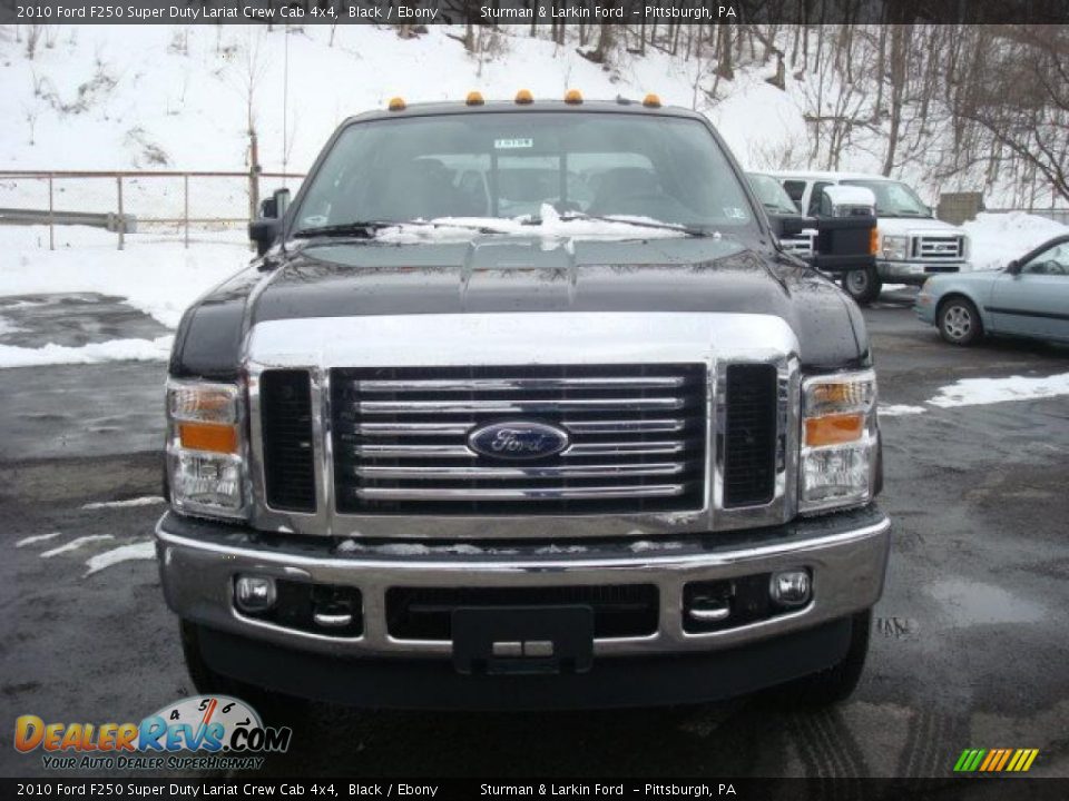 2010 Ford F250 Super Duty Lariat Crew Cab 4x4 Black / Ebony Photo #11