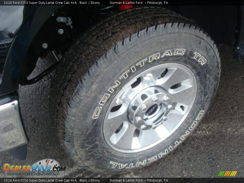 2010 Ford F250 Super Duty Lariat Crew Cab 4x4 Black / Ebony Photo #12