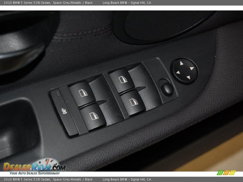 2010 BMW 5 Series 528i Sedan Space Grey Metallic / Black Photo #23