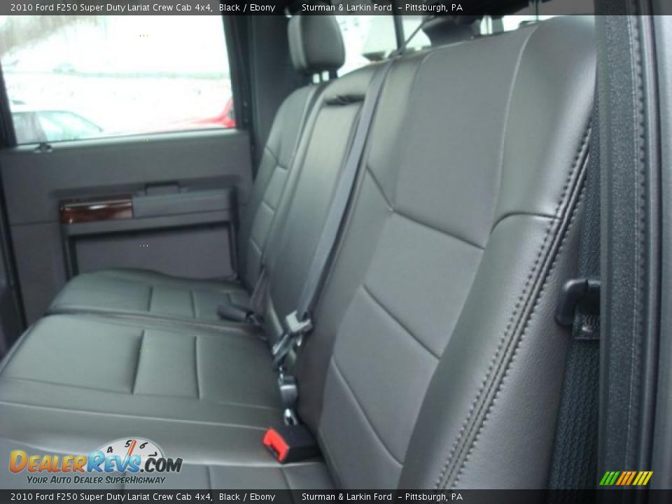 2010 Ford F250 Super Duty Lariat Crew Cab 4x4 Black / Ebony Photo #14