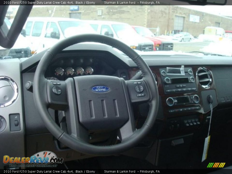 2010 Ford F250 Super Duty Lariat Crew Cab 4x4 Black / Ebony Photo #15