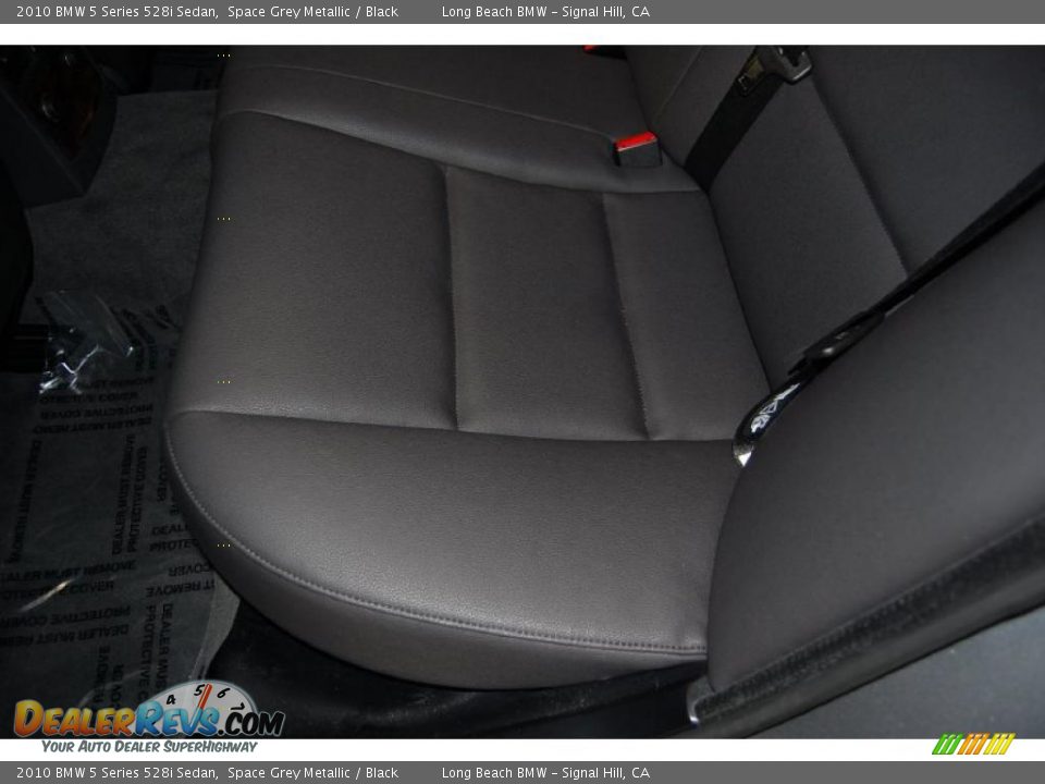 2010 BMW 5 Series 528i Sedan Space Grey Metallic / Black Photo #27