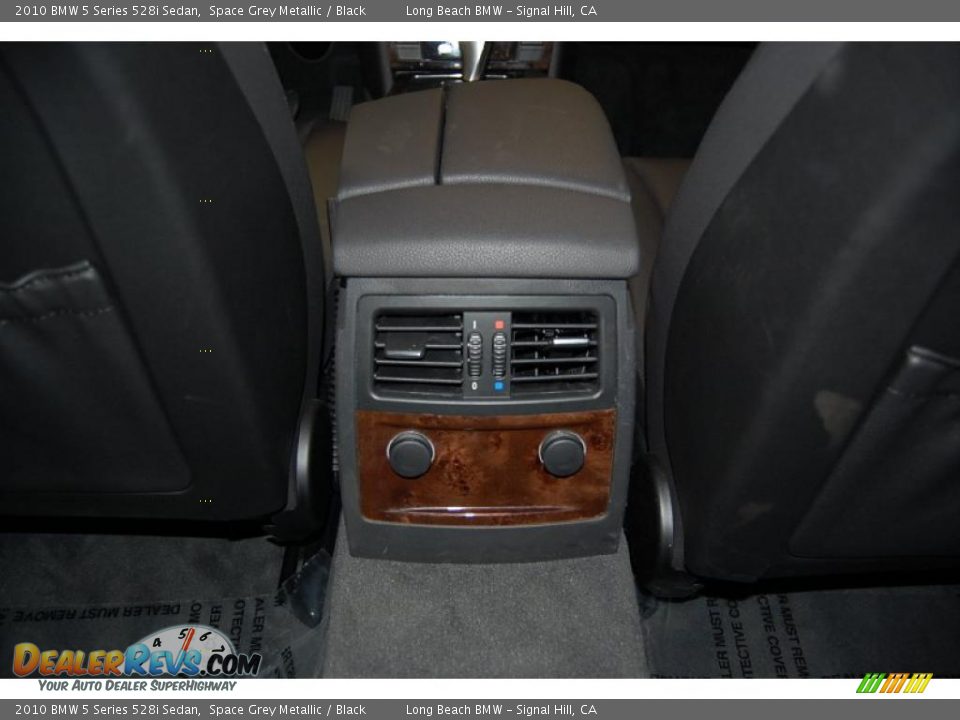 2010 BMW 5 Series 528i Sedan Space Grey Metallic / Black Photo #29