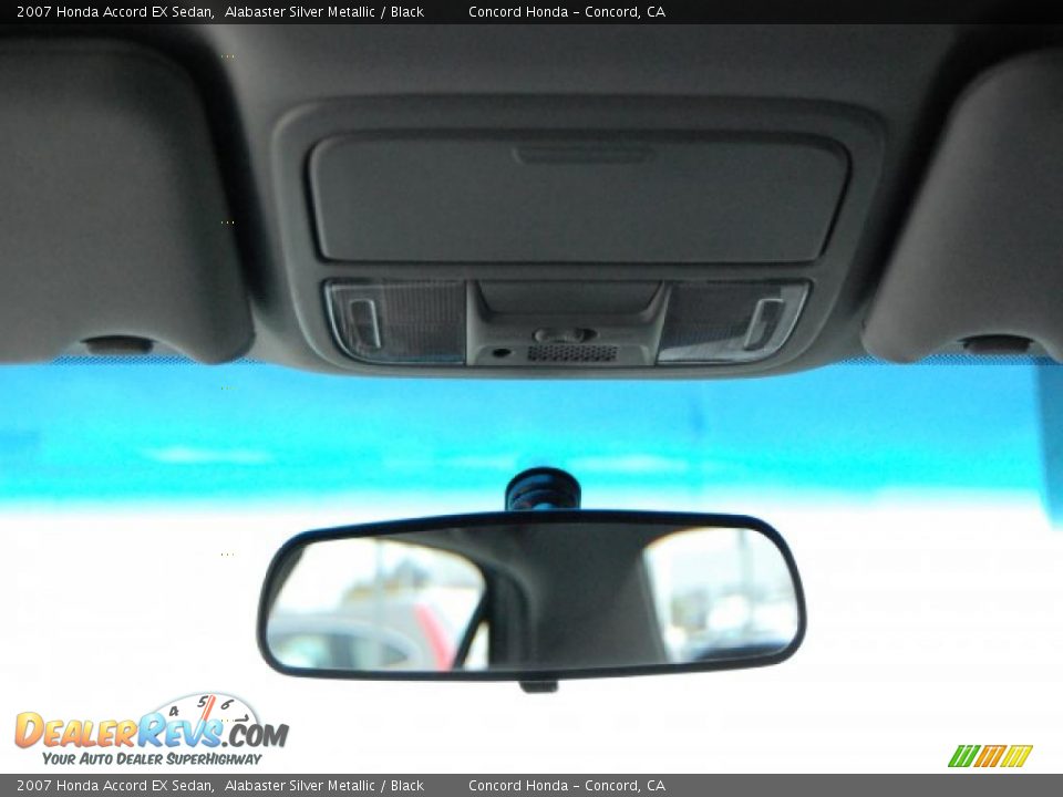 2007 Honda Accord EX Sedan Alabaster Silver Metallic / Black Photo #14