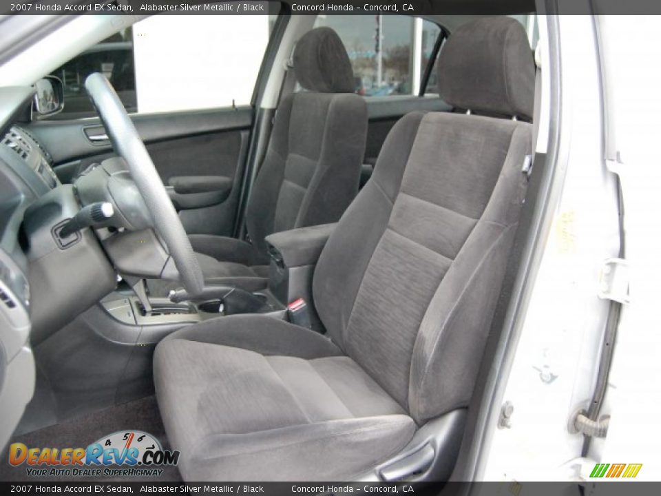 2007 Honda Accord EX Sedan Alabaster Silver Metallic / Black Photo #23