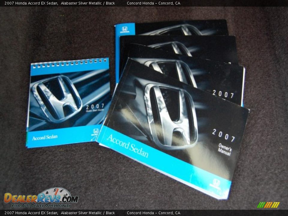 2007 Honda Accord EX Sedan Alabaster Silver Metallic / Black Photo #25