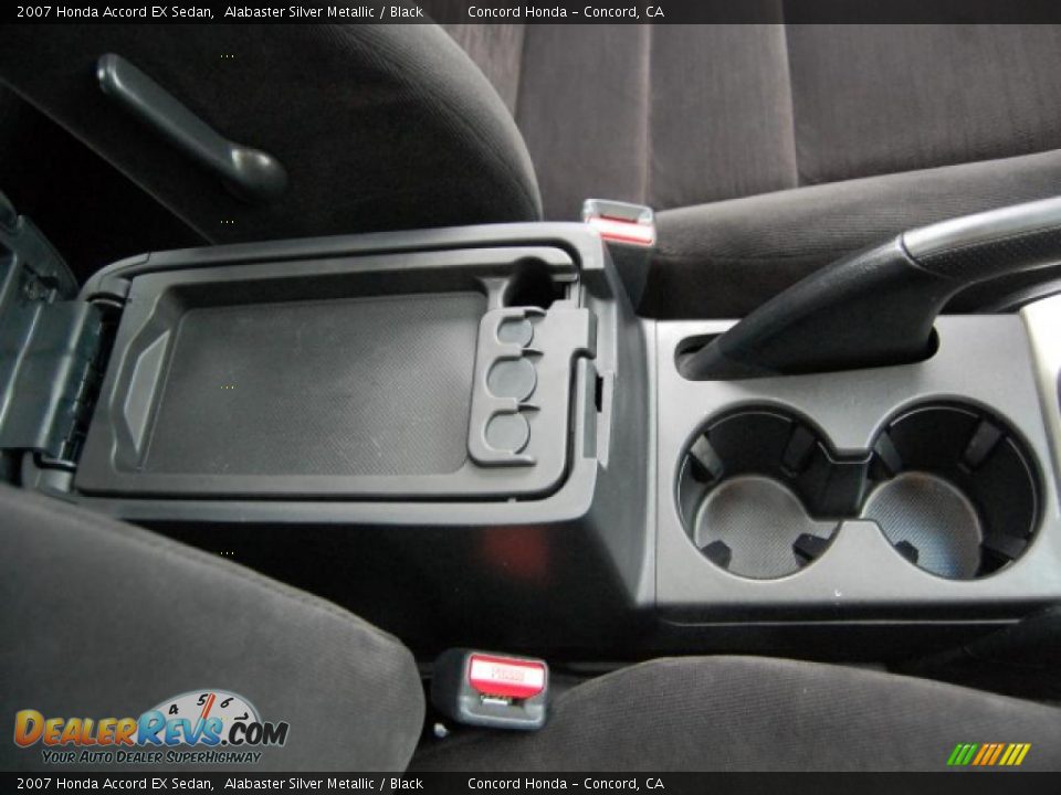 2007 Honda Accord EX Sedan Alabaster Silver Metallic / Black Photo #26