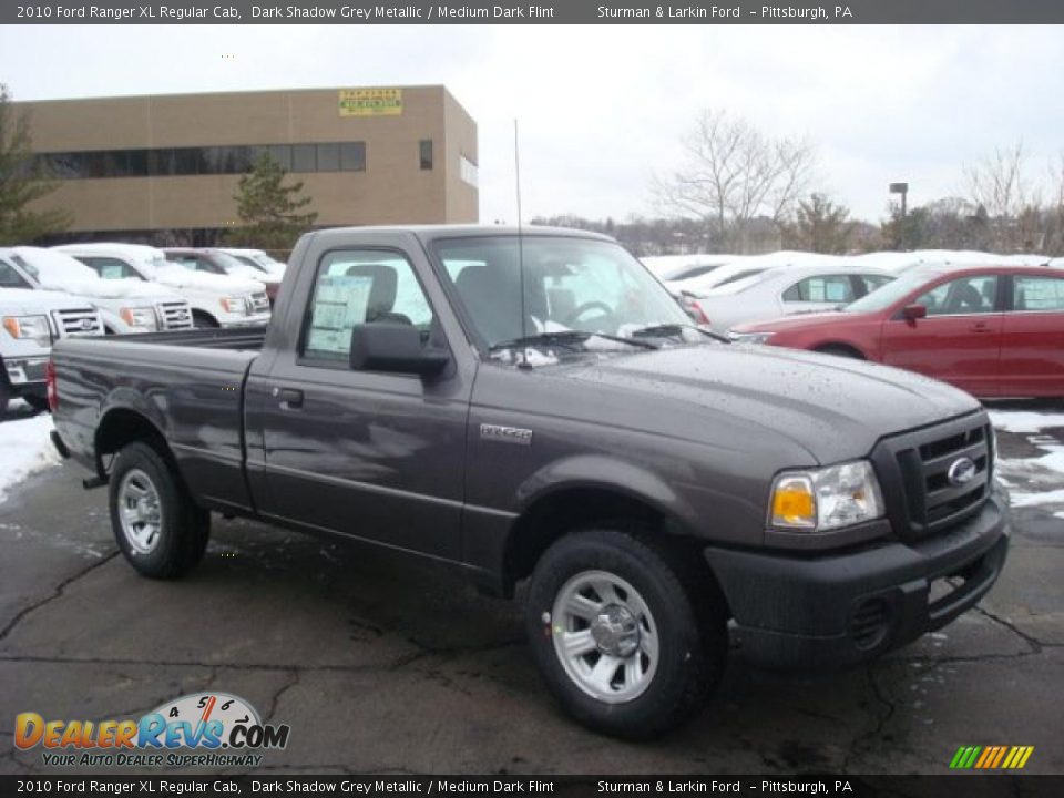 2010 Ford Ranger XL Regular Cab Dark Shadow Grey Metallic / Medium Dark Flint Photo #1