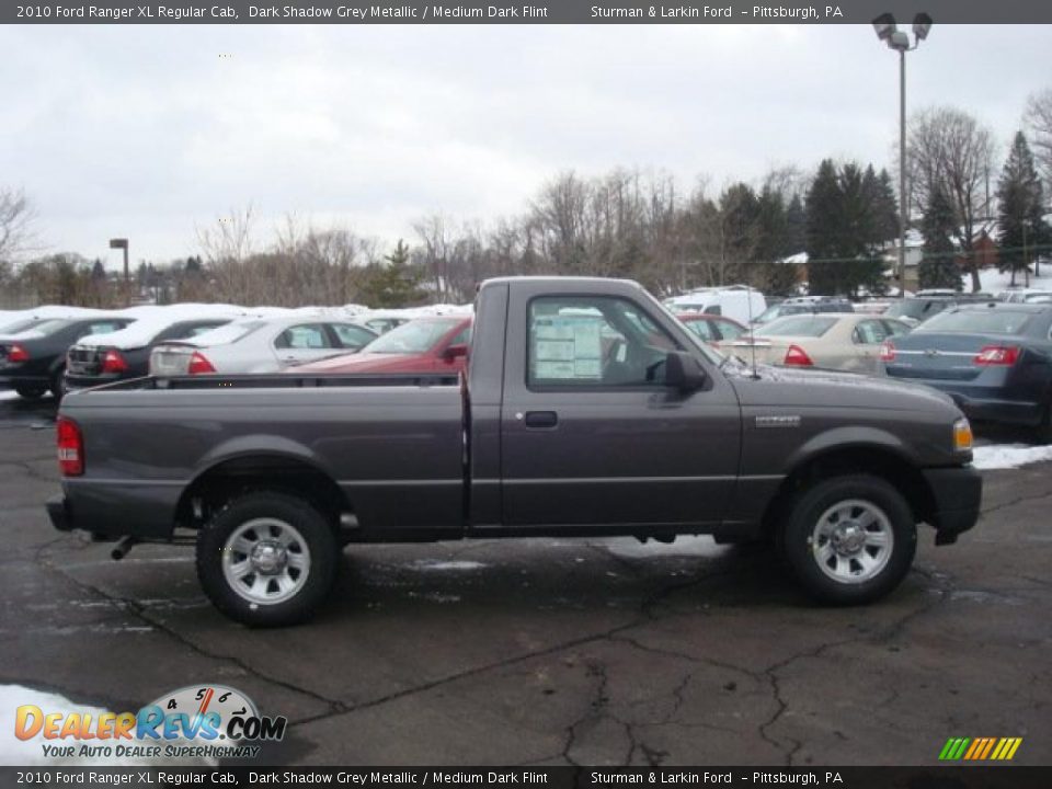 2010 Ford Ranger XL Regular Cab Dark Shadow Grey Metallic / Medium Dark Flint Photo #2