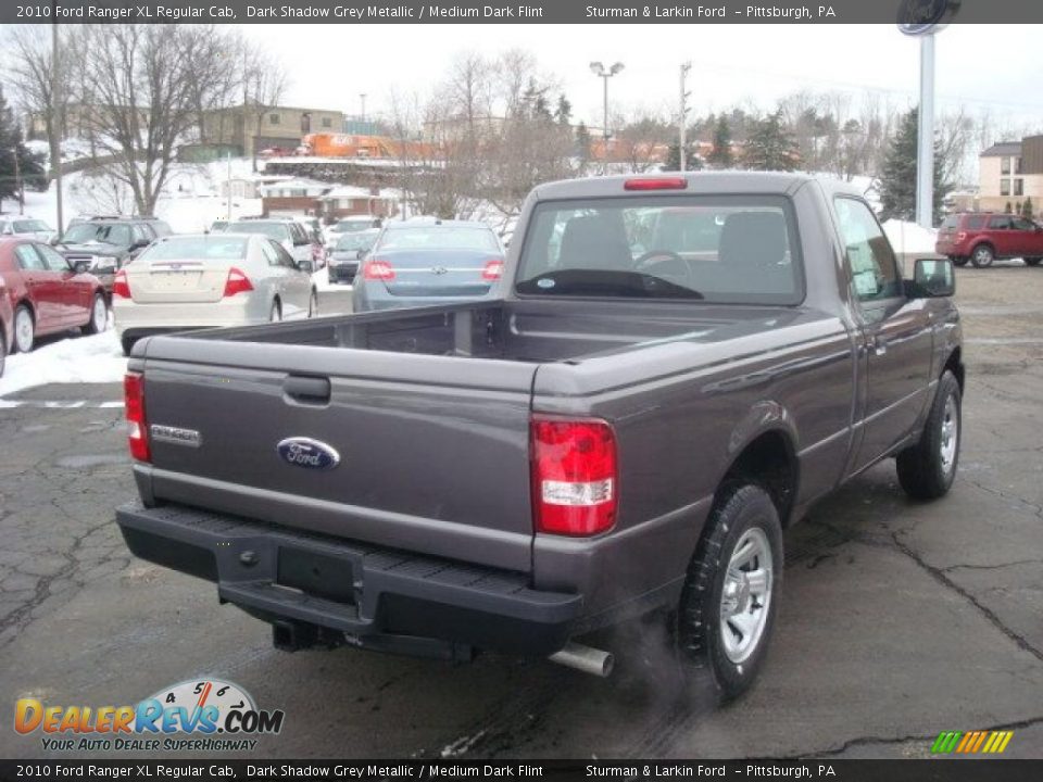 2010 Ford Ranger XL Regular Cab Dark Shadow Grey Metallic / Medium Dark Flint Photo #3