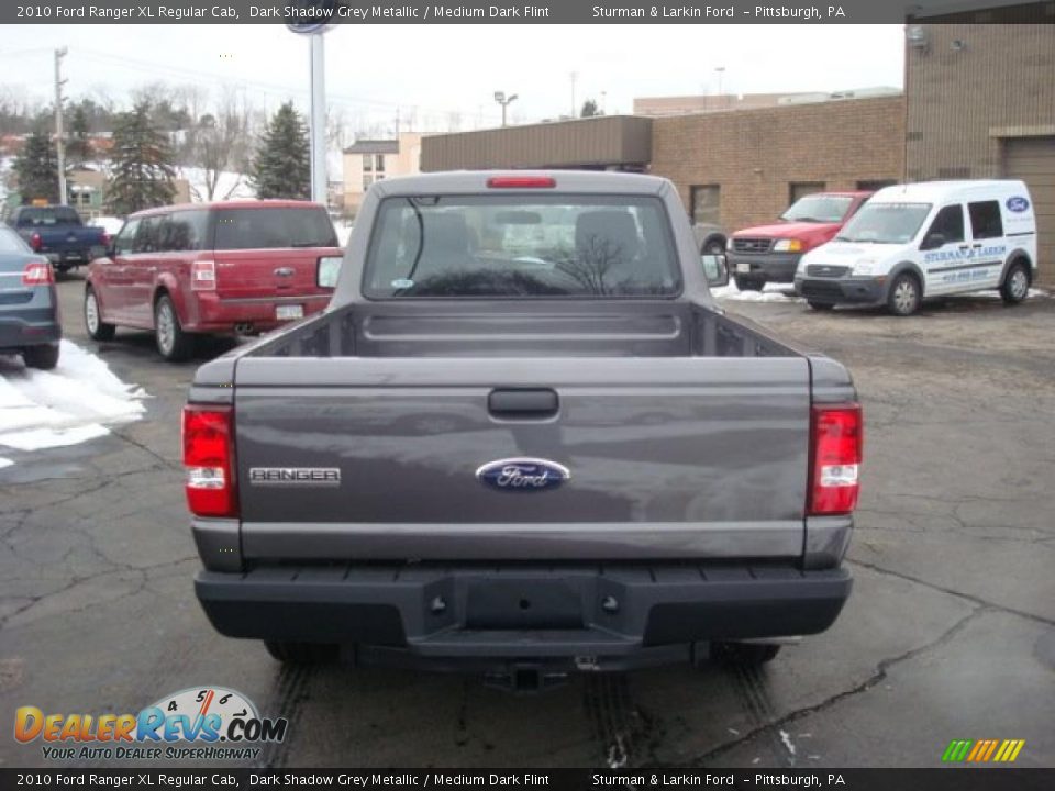 2010 Ford Ranger XL Regular Cab Dark Shadow Grey Metallic / Medium Dark Flint Photo #4