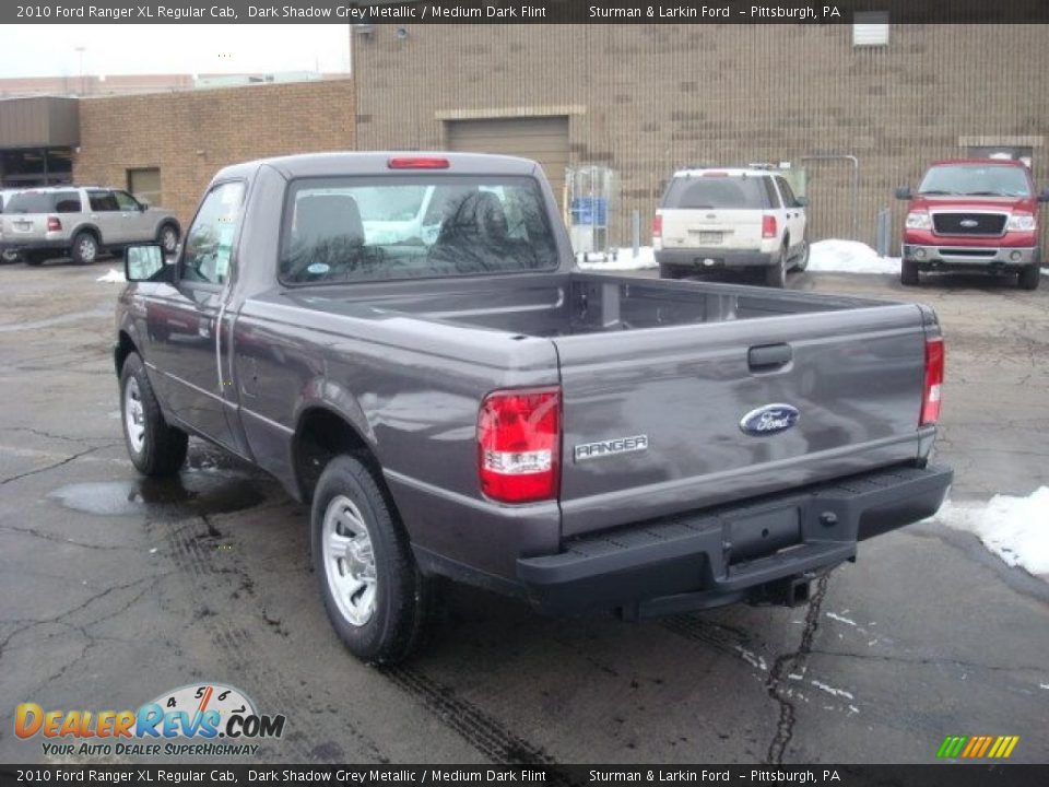 2010 Ford Ranger XL Regular Cab Dark Shadow Grey Metallic / Medium Dark Flint Photo #5