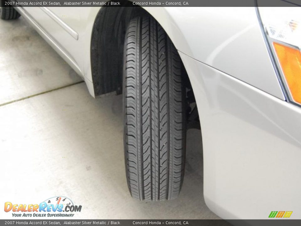 2007 Honda Accord EX Sedan Alabaster Silver Metallic / Black Photo #29