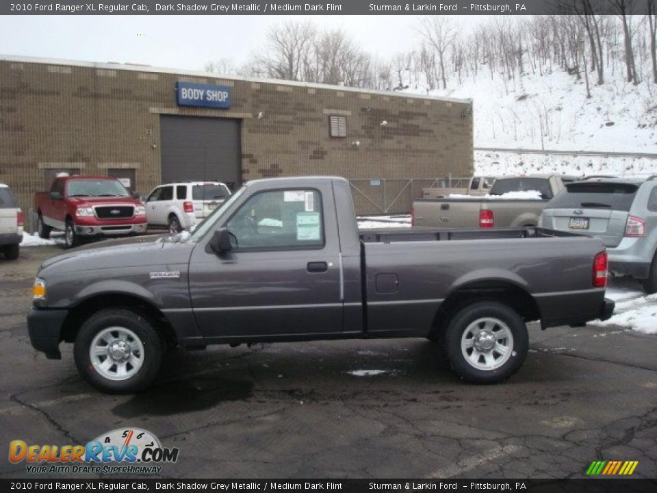 2010 Ford Ranger XL Regular Cab Dark Shadow Grey Metallic / Medium Dark Flint Photo #6