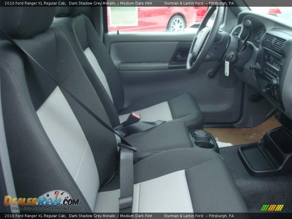 2010 Ford Ranger XL Regular Cab Dark Shadow Grey Metallic / Medium Dark Flint Photo #14