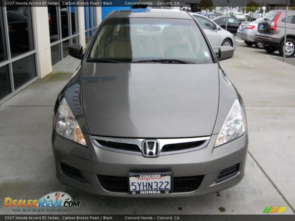 2007 Honda Accord EX Sedan Carbon Bronze Pearl / Black Photo #8