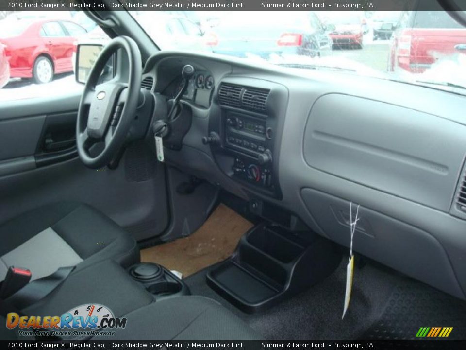 2010 Ford Ranger XL Regular Cab Dark Shadow Grey Metallic / Medium Dark Flint Photo #15