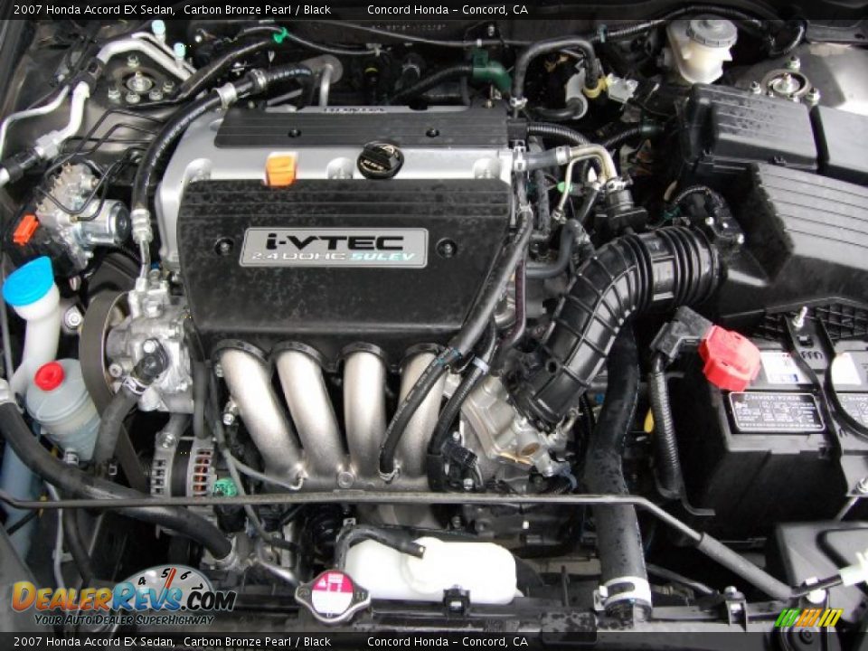 2007 Honda Accord EX Sedan Carbon Bronze Pearl / Black Photo #9