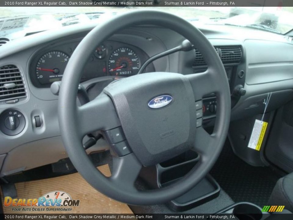 2010 Ford Ranger XL Regular Cab Dark Shadow Grey Metallic / Medium Dark Flint Photo #17
