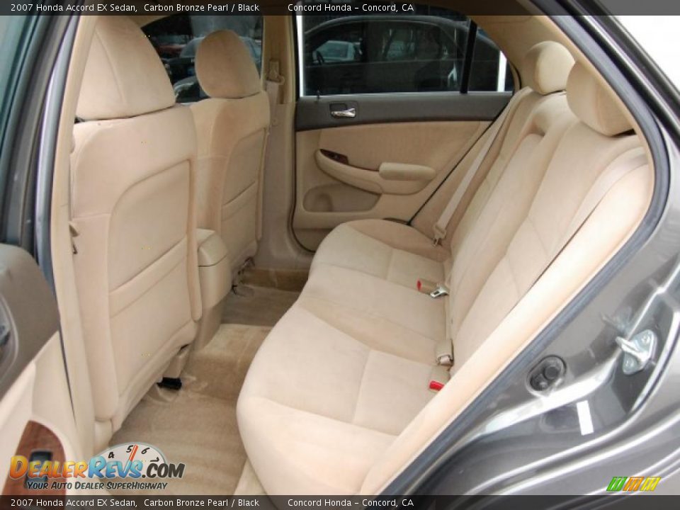 2007 Honda Accord EX Sedan Carbon Bronze Pearl / Black Photo #11