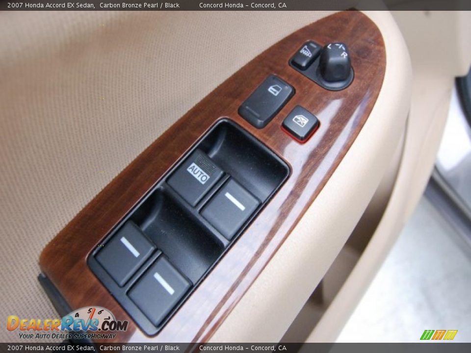 2007 Honda Accord EX Sedan Carbon Bronze Pearl / Black Photo #17