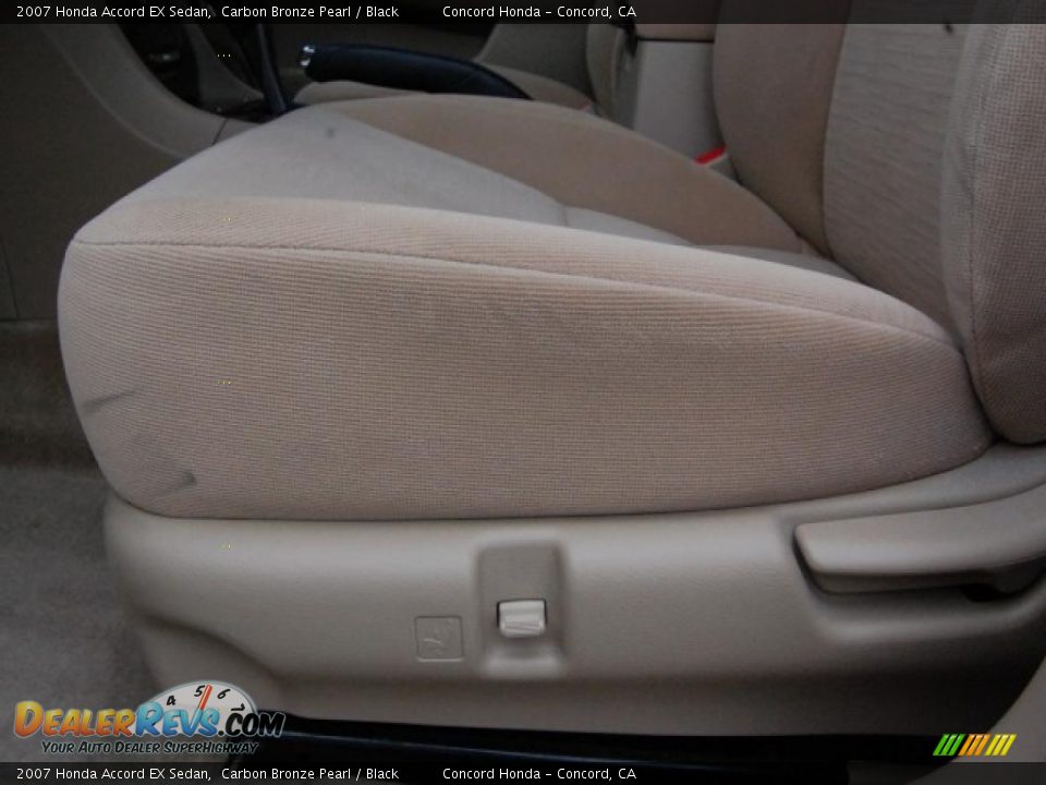 2007 Honda Accord EX Sedan Carbon Bronze Pearl / Black Photo #18