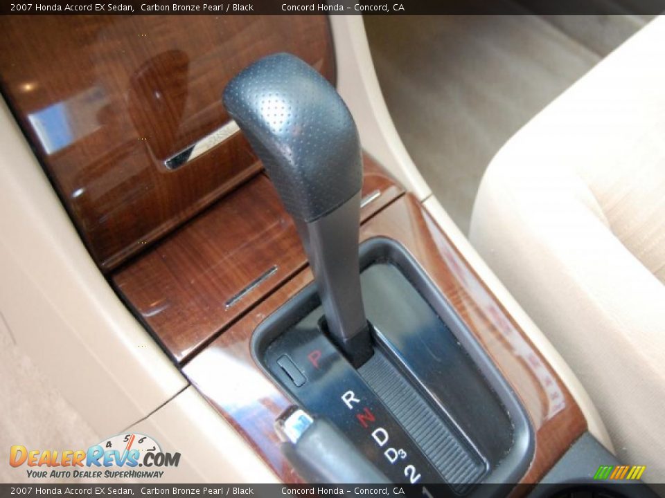 2007 Honda Accord EX Sedan Carbon Bronze Pearl / Black Photo #21