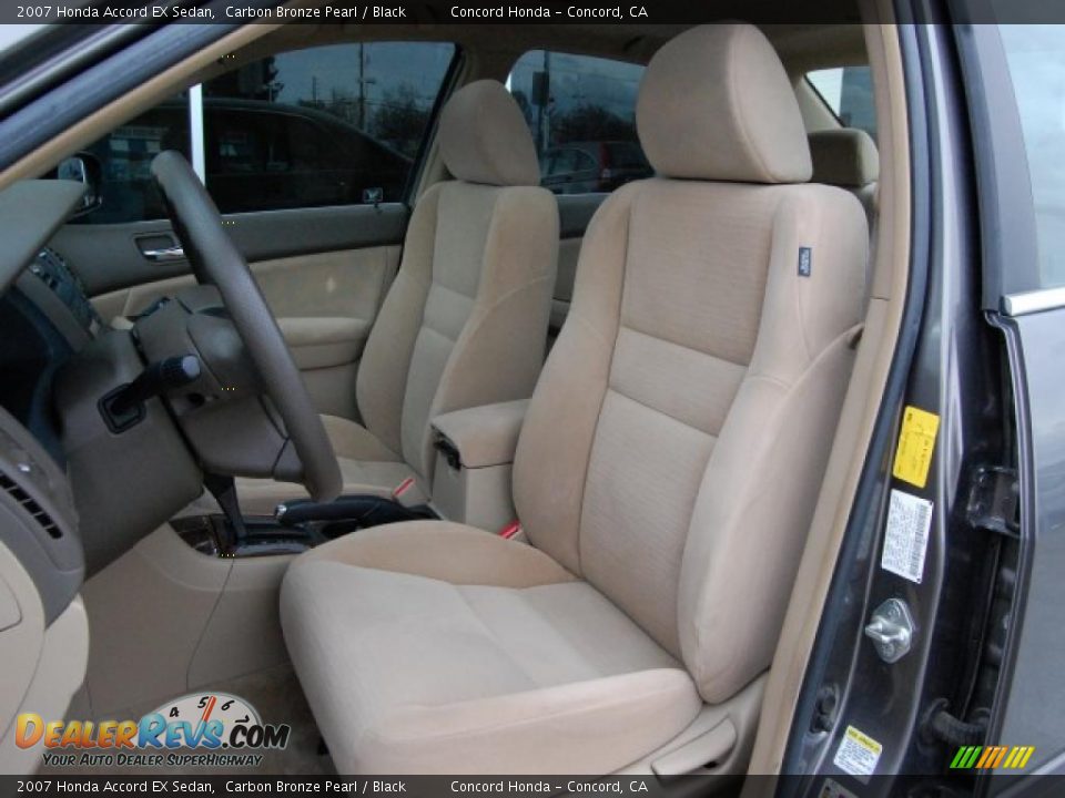 2007 Honda Accord EX Sedan Carbon Bronze Pearl / Black Photo #23