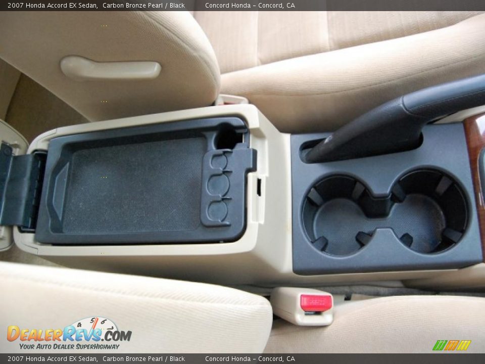2007 Honda Accord EX Sedan Carbon Bronze Pearl / Black Photo #26